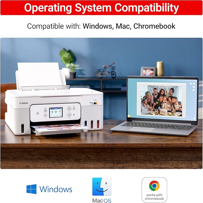 Canon Megatank G3290 All-in-One Wireless Supertank [Megatank] Printer | Print, Copy Scan | Mobile Printing |2.7" LCD Color Touchscreen | Auto Duplex
