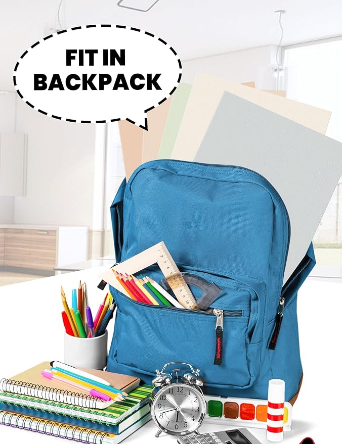 SUNEE Folders with Pockets (25 Pack, Pastel Colors), 2 Pocket Folders Fit Letter Size Paper, Paper File Folder for School Office Home Business