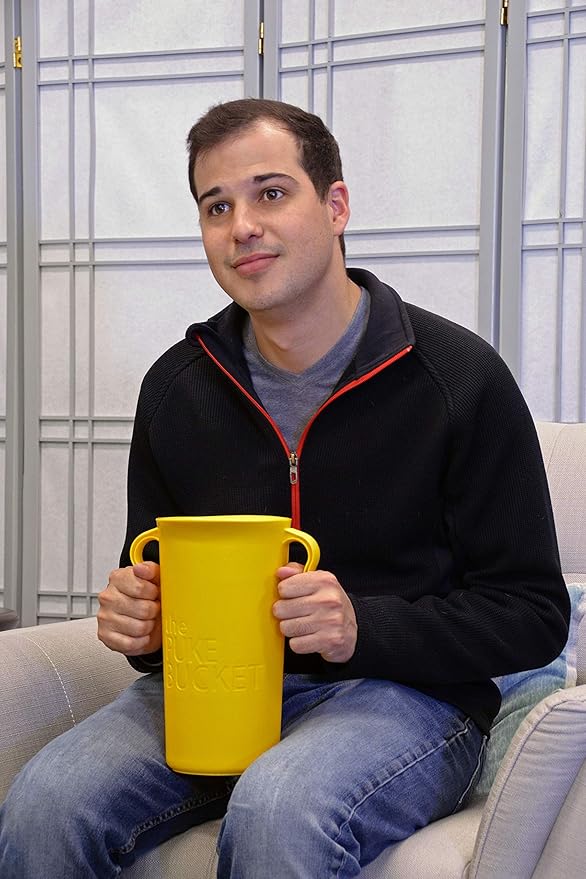 Reusable Puke Bucket for Vomit & Nausea, Hospitals, Kids, Parties, Motion Sick, 3.0L