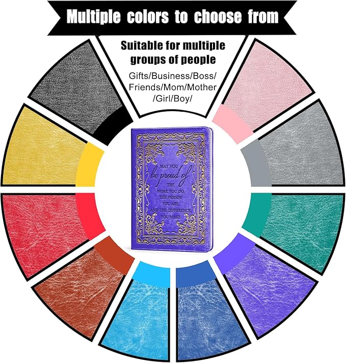 LBWCER Purple Journal for Women,Purple Notebook,Notebooks for School,May you be proud of the work you do, Social Worker Notebook,Travel Journal (May purple)