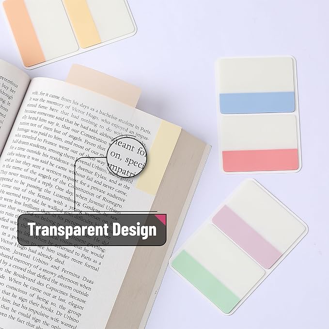 Mr. Pen- Sticky Index Tabs, 500 Pcs, 21 Sets, Colorful Sticky Tabs for Notebooks, Page Markers, Page Tabs for Binders, Page Tabs Sticky Tabs for Books, Notebook Tabs