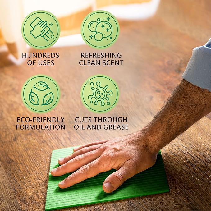 All Purpose Cleaner Concentrate - Advanage 20X The Wonder Cleaner Green Apple for All Surfaces Around Bathroom, Kitchen, Oil and Grease, Multi Purpose Cleaner for Household Cleaning Solution, 32 Fl Oz