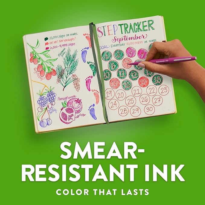 Paper Mate Flair Felt Tip Pens Ultimate Pack, Features 5 Different Types of Pens, Assorted Colors, 60 Count