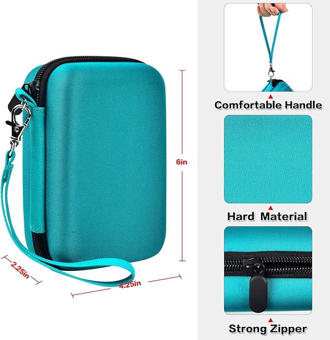 Labels Printer Case Compatible with COLORWING D30 Bluetooth Wireless Portable Labeling Printer Also for Phomemo D30 D35 for Memoking Mini Thermal Printing Sticker Storage Holder