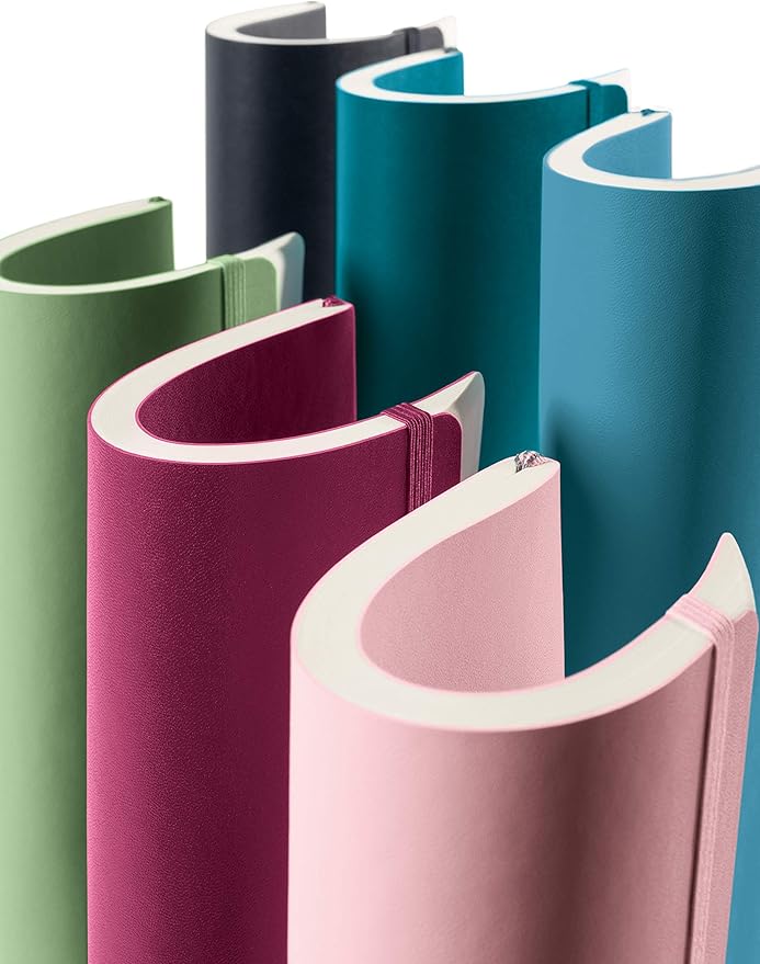 LEUCHTTURM1917 - Notebook Softcover Composition B5-123 Numbered Pages for Writing and Journaling (Ruled, Pacific Green)