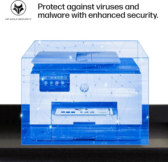 HP OfficeJet Pro 9135e Wireless All-in-One Color Inkjet Printer, Print, scan, copy, fax, ADF, Duplex printing best-for-office, 3 month Instant Ink trial included, AI-enabled (404M0A)