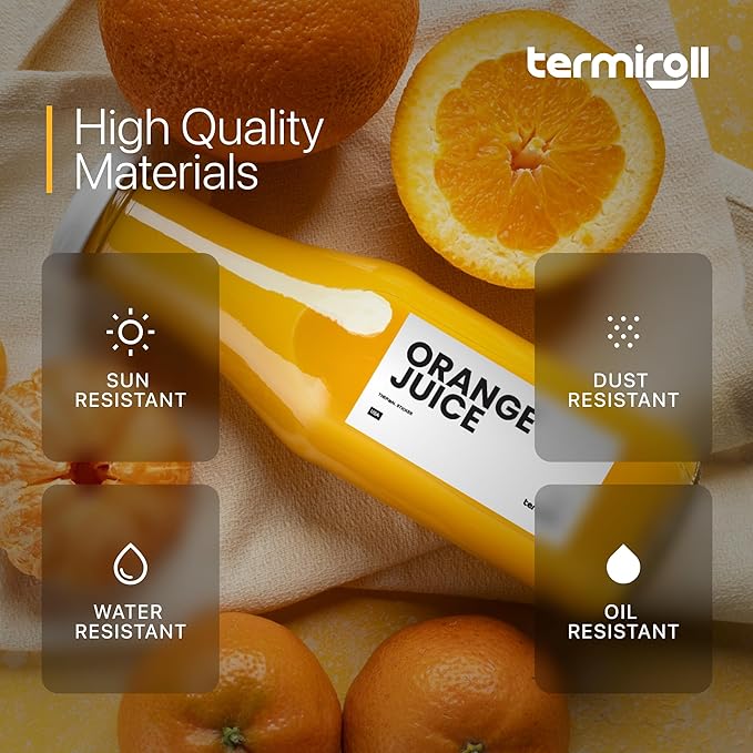 4x3 Thermal Label for Barcodes & Address - Perforated - 500 Labels/Roll - Compatible with Most Direct Thermal Printers Rollo, Zebra - Strong Adhesive, BPA-Free, Commercial Grade (4"x3", 500, Count)