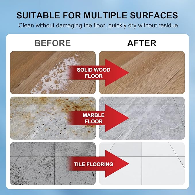 Nukisa 5 Bottles Compatible with Tineco Cleaning Solution Pet 500ml Per Bottle Orange Scents Floor Cleaner Compatible with All Robot Vacuums with Mopping and Cordless Wet/Dry Vacuum (Orange Scents)