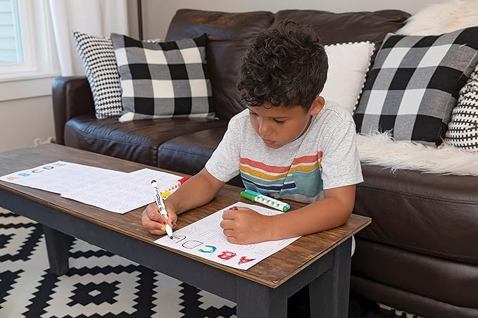 PRANG be-be Jumbo Art Markers for Small Children, Washable, Assorted Colors, 6-Pack (73106)