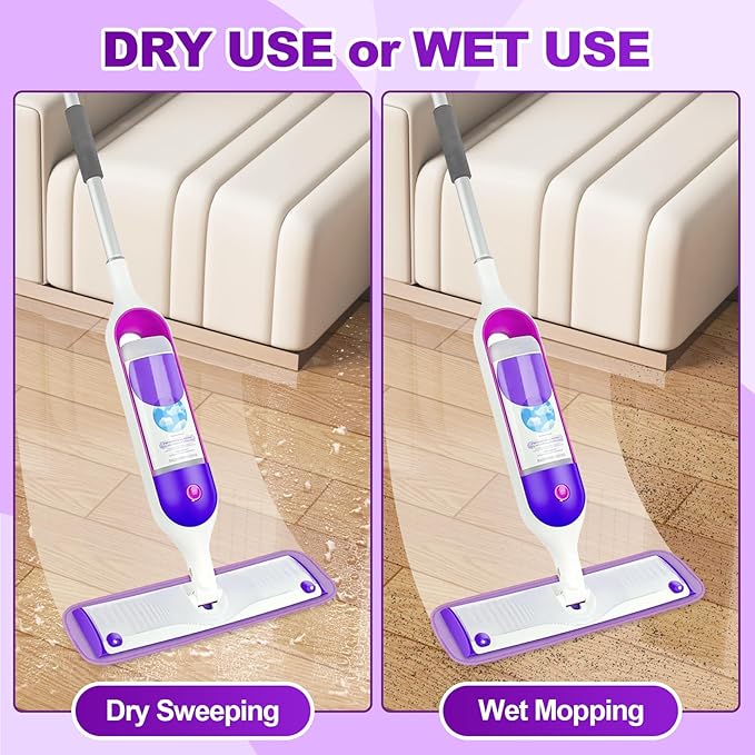 Orighty Reusable Mop Pads for Swiffer PowerMop, 20 Pack Power Mop Pads Refills for 13 ''-15 '' Spray Mop, Microfiber Mop Pads Refills for Multi-Surface Floor, Machine Washable