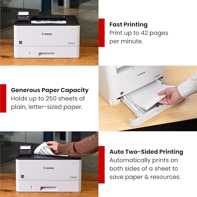 Canon imageCLASS LBP246dw II - Monochrome Duplex, Wireless Laser Printer, Single Function, with 1 Year Limited Warranty, 42 PPM