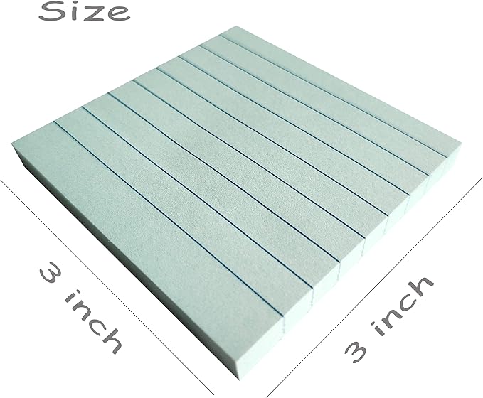 Lined Sticky Notes 3x3 Inches(8 Pads/Total 648 Sheets), 8 Bright Colors Sticky Notes with Lines, Ruled Post Stickies, Colorful Super Sticking Power Memo Pads, for Office, Home