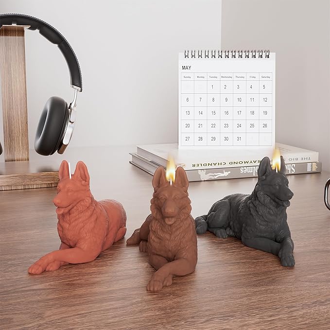 3D Dog Soap & Candle Mold - Silicone 3D Molds for Candy & Home Decor - Resin Casting & Making Molds