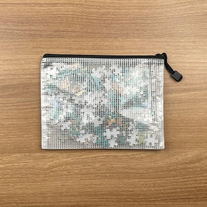 Oaimyy-18 PCS-6" x 8" Inch -Mesh Zipper Pouch, Plastic Zip File Folders Puzzle Bags for Organizing,Office Supplies,Travel,Home Storage-Multicolor