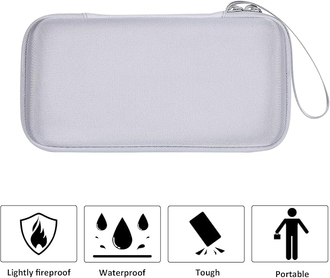 co2CREA Carrying Case for Texas Instruments TI-84 Plus CE Python Enhanced/TI-84/TI-Nspire CX II CAS/TI-Nspire CX II/TI-83 Plus/TI-89 Titanium/TI-85/TI-86 Color Graphing Calculator, White Case