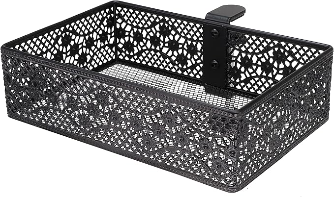Clip-on Drawer organizers,desk organizer,can be clipped around the table to store small items (black)