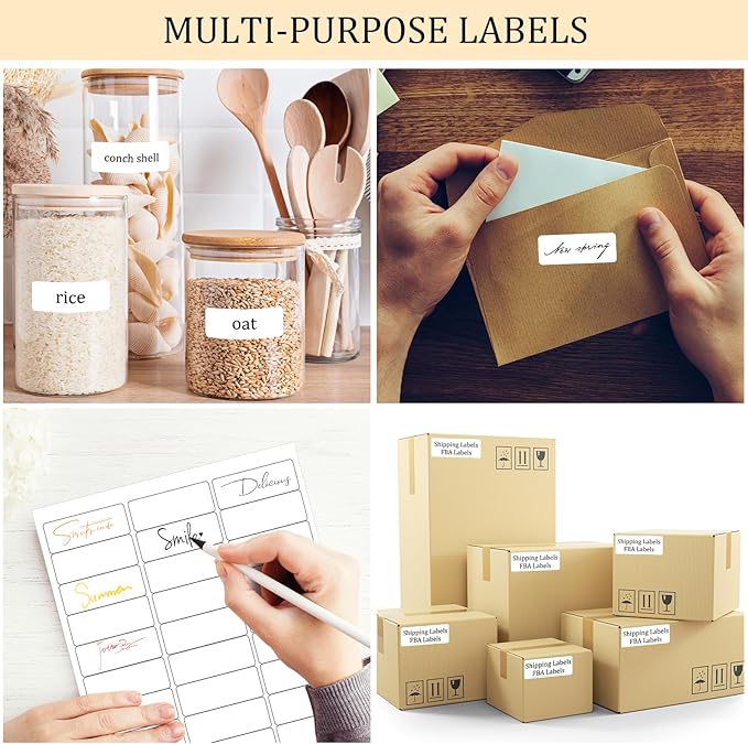 Address Labels for Inkjet Printers 1" x 2-5/8", Pack of 3000 Labels