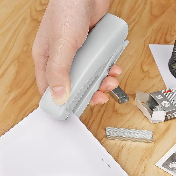 Office Supplies Kit, Desk Accessory Set, Including 2 Scissors, 1 Stapler,1000 Pieces 26/6 Staples, 1 Staple Remover, 1 Tape Dispenser and 1 Tape, Perfect Office Partners