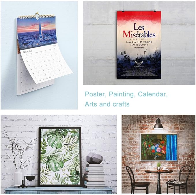 Koala Glossy Inkjet Photo Paper 13X19 Inches 48lb 100 Sheets Professional Glossy Photographic Paper Compatible with Inkjet Printer Use DYE INK 180GSM