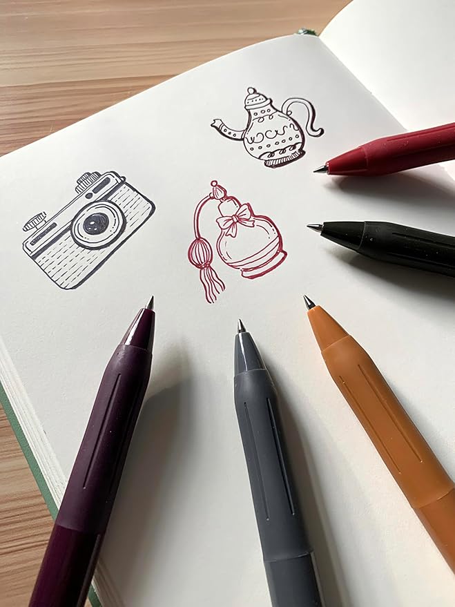 Zebra Pen Sarasa Clip Retractable Gel Pen, 0.5mm Fine Point, Light and Dark Assorted Colors, Ideal for School Supplies and Teacher Supplies, 10-Pack (49510)