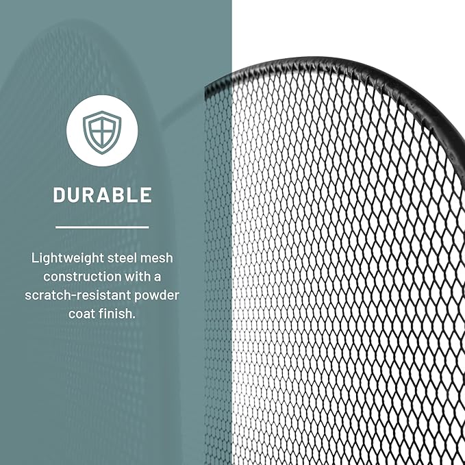 Safco Onyx Desk Organizer, 6 Vertical Compartments and 2 Trays, Office and Classroom Mailbox , Paper and Mail Sorter, Steel Mesh, Black