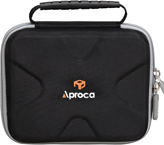 Aproca Storage Case Compatible with Brother PT-M95 P-Touch Monochrome Label Maker, Portable Hard Bag for 4 Label Tapes (Case Only)