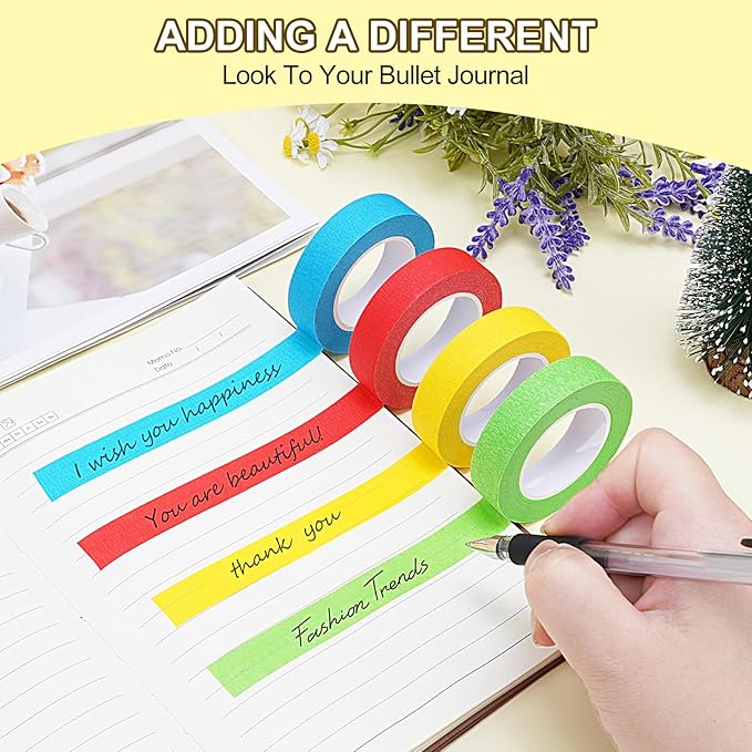 UCEC 44 Pack Scrapbook Supplies Kit, Craft Scissors Decorative Edge, Safety Scissors, Hole Punch Shapes Craft, Cardstock Paper, Washi Tapes for DIY Art, Crafts, Scrapbook, Card Making, School Supplies