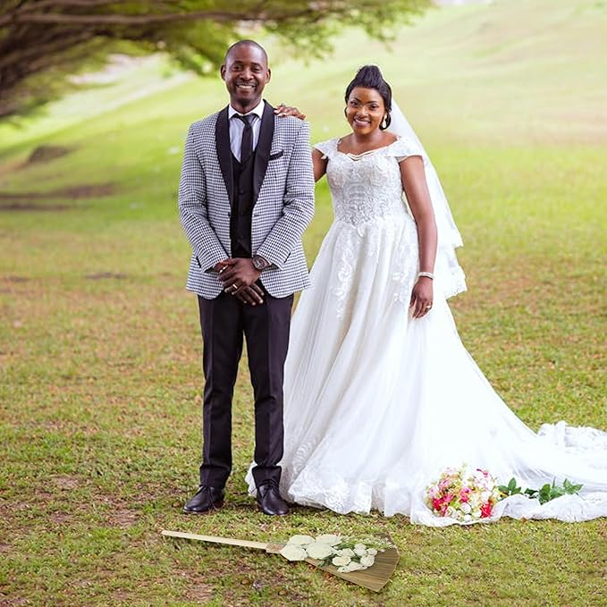 Wedding Broom for Jumping Ceremony, Jumping The Broom for Wedding, Decorative DIY Broomstick, for African American