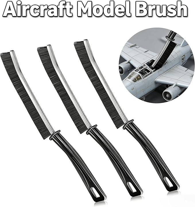 RHFJAKA 5 PCS Crevice Cleaning Brush Set, Extremely Skinny Gap Cleaning Tools,Hard Bristle Gap Brush for Bathroom & Kitchen, Grout Cleaner Tool for Window Tracks and Tile Lines,Car Detailing