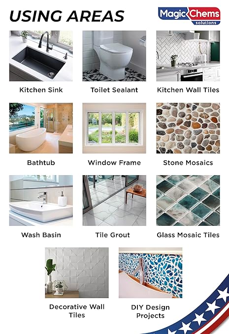 Tile Grout Repair, Grey 8.8 oz/250gr. Fast Drying Grout Repair Kit, Grout Filler Tube Repair Kit, Tile Grout Paint, Grout Sealer Restore and Renew Bathroom Floor, Tile Gaps, Joints, Lines