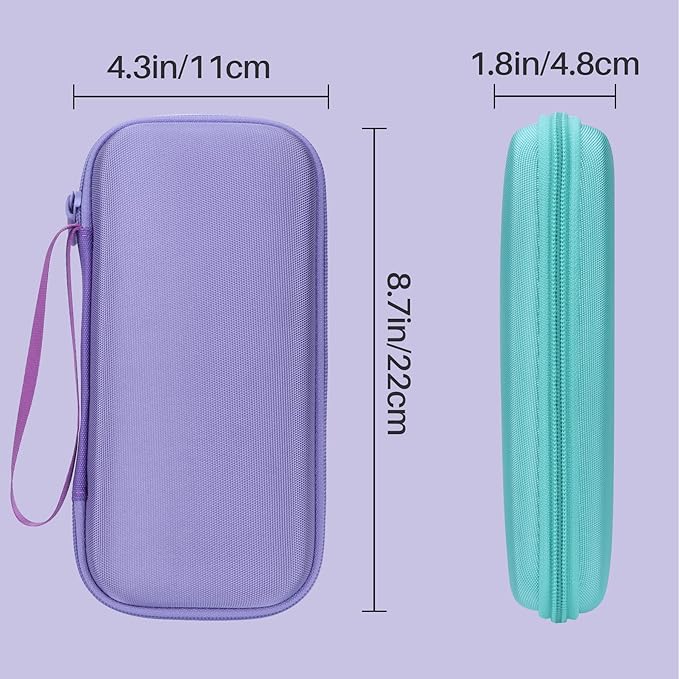 Hard Case Compatible with Texas Instruments TI-84 Plus CE/TI-84 Plus/TI-Nspire CX II CAS/TI-Nspire CX II/TI-83 Plus/TI-89 Titanium/TI-85 / TI-86 Color Graphing Calculator (Blue Case)