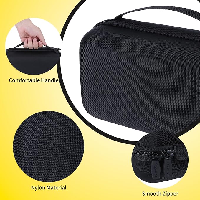 Case Compatible with Brother P-Touch PTH110 / PTH111 Pro / PTE110 Portable Monochrome Label Maker (Black)