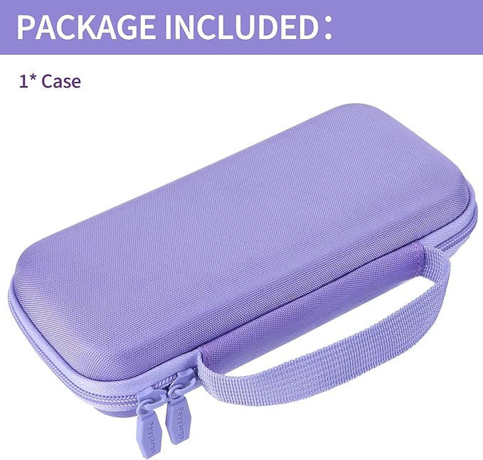 Storage Case Compatible with Texas Ti-84 Plus CE/TI-84 Plus/TI-Nspire CX II CAS/TI-Nspire CX II/TI-83 Plus/TI-89 Titanium/TI-85/TI-86 Calculator (Lilac)