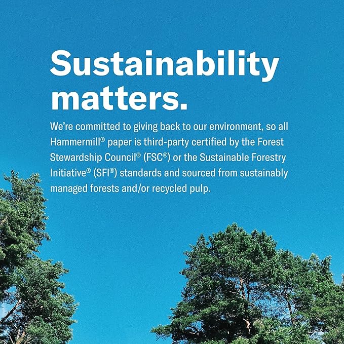 Hammermill Printer Paper, 20 Lb Copy Paper, 8.5 x 11 - 3 Ream (1,500 Sheets) - 92 Bright, Made in the USA, 500 Count (pack of 3)