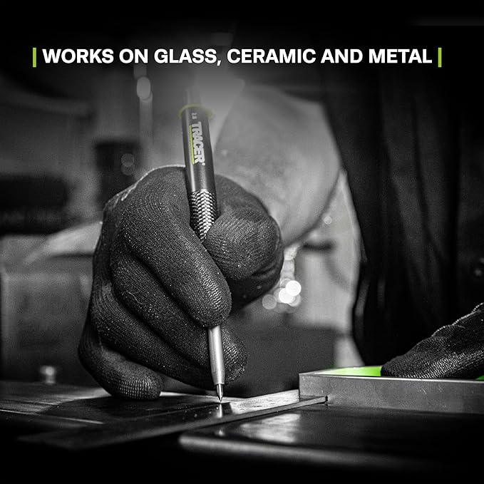 Tracer 2.8mm Carbide Tipped Lead 3-Pack with Anti-Snap Case - Lead Refill for Mechanical Pencil to Mark Wood, Metal, Ceramic, Glass, Woodworking and Carpenter Pencil Tool Use - ALPC1