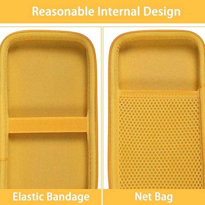 co2CREA Carrying Case for Texas Instruments TI-84 Plus CE Python Enhanced/TI-84/TI-Nspire CX II CAS/TI-Nspire CX II/TI-83 Plus/TI-89 Titanium/TI-85/TI-86 Color Graphing Calculator, Gray+Orange Case