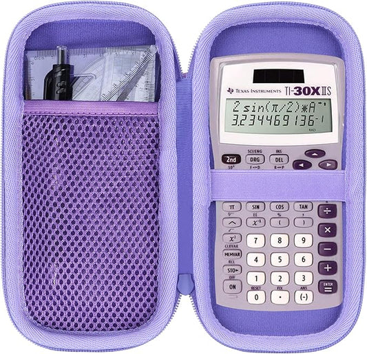 Case Compatible with Texas Instruments TI-30XIIS TI-30XS TI-30Xa TI-36X Pro Scientific Calculator (Case Only) - Lavender
