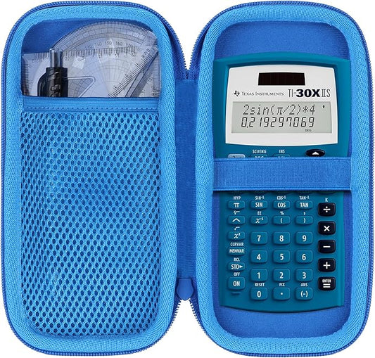 Case Compatible with Texas Instruments TI-30XIIS TI-30XS TI-30Xa TI-36X Pro Scientific Calculator (Case Only) - Blue