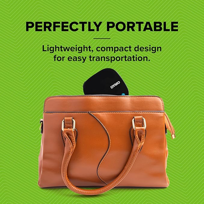 DYMO LetraTag 200B Bluetooth Compact Label Maker, Value Pack, Wireless Connection to iOS and Android, Includes 3 Assorted Label Tapes