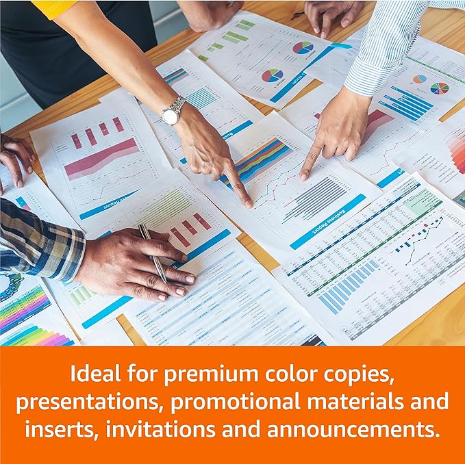 Amazon Basics Multipurpose Copy Printer Paper, 8.5 x 11 Inches , 24 lb, 1 Mega Ream, (800 Sheets), 97 Bright, White