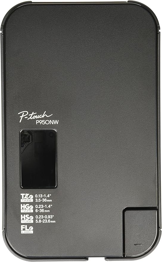 Brother P-Touch PT-P950NW Industrial Network Laminate Label Printer, Up to 36 mm Labels, Standard USB 2.0 and Serial, Ethernet, Built-in Wi-Fi®, Optional Bluetooth®,Black