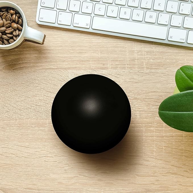 Squeeze Balls for Adults Set of 10, Bulk Pack - Relief, Perfect for Your Desk, Office or Home - Black