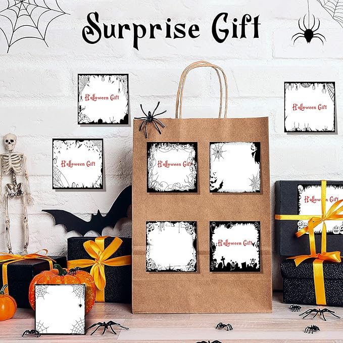 clothmile Halloween Sticky Notes Halloween Post It Notes with Spider Pumpkin Bat, Work-Study Notes, 450 Pieces of Halloween Self-Adhesive Removable Note Pads 9 Styles, 50 Sheets Each (Halloween-3)