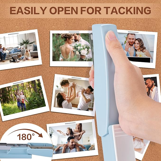 Deli Stapler, 12 Pack Staplers with 12000 Staples and 12 Staple Removers, Staplers for Desk, 25 Sheet Capacity, Blue