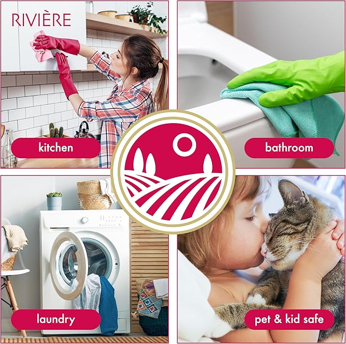 Rivière 12% Scented Hydrogen Peroxide Gallon, Pomegranate