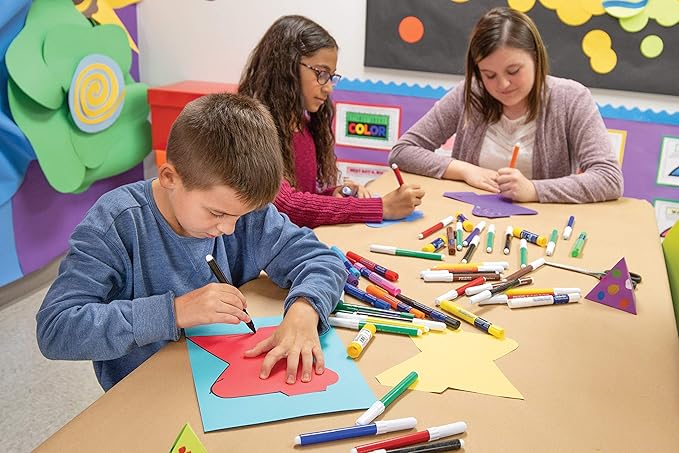 Prang Classic Art Markers, Fine Tip, Assorted Colors, 36 Count (80712)