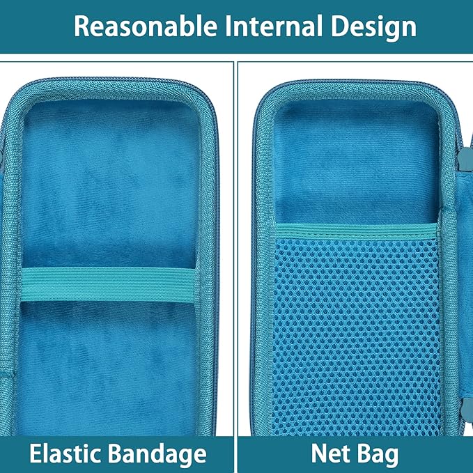 co2CREA Carrying Case for Texas Instruments TI-84 Plus CE Python Enhanced/TI-84/TI-Nspire CX II CAS/TI-Nspire CX II/TI-83 Plus/TI-89 Titanium/TI-85/TI-86 Color Graphing Calculator, Teal Case