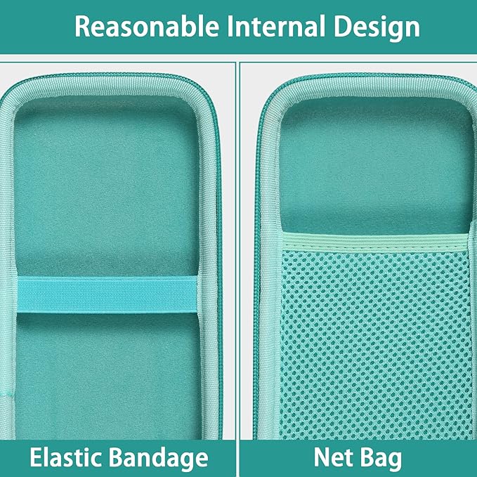 co2CREA Carrying Case for Texas Instruments TI-84 Plus CE Python Enhanced/TI-84/TI-Nspire CX II CAS/TI-Nspire CX II/TI-83 Plus/TI-89 Titanium/TI-85/TI-86 Color Graphing Calculator, Mint Case