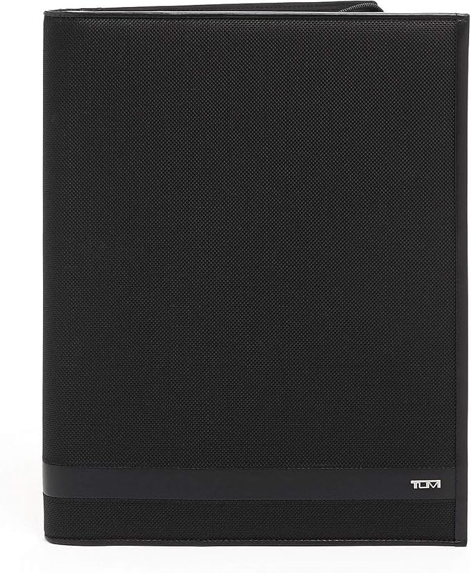 TUMI - Alpha Zip-Around Letter Pad - Ballistic Nylon Material - Durable Letter Pad Notebook Case - 13.3" X 10.3" X 1.0" - Black