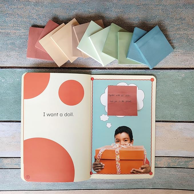 Sticky Notes 3x3 Inches (12 Pads/Total 720 Sheets), Vintage Colors Cute Sticky Notes Bulk, Easy to Post,Super Sticking Power Memo Pads for Home, Office